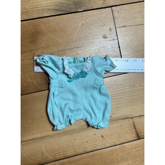 Vintage mix lot of 3 baby doll clothes. One piece. pants & red snow suit. - Picture 7 of 10